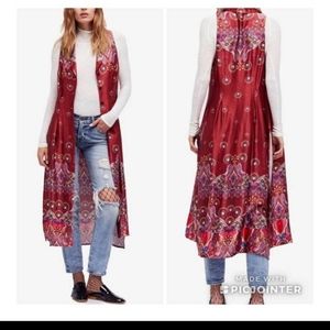 Free People Come See About Me Maxi Cardigan Size Small